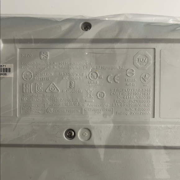 Logitech Gray Keyboard and Mouse Combo - Picture 2 of 6